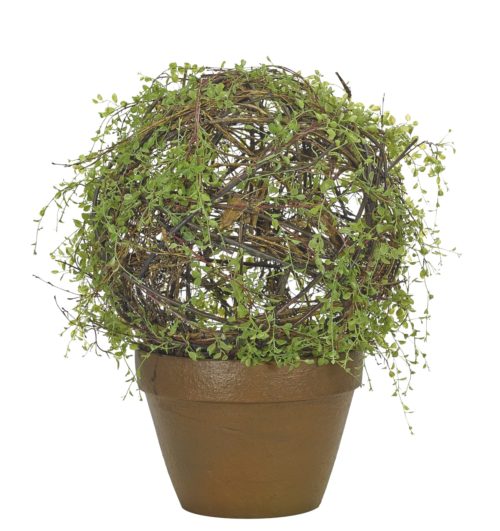 Topiary Ball Japanese Yew, Faux Greenery, 36UV RATED for Outdoor Use!