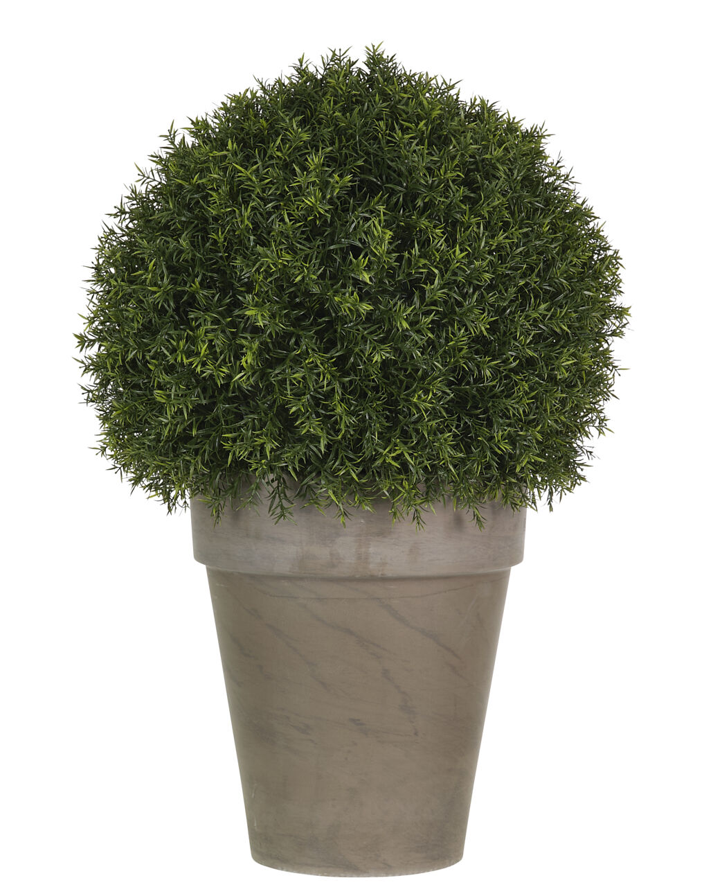 Topiary Ball Japanese Yew, Faux Greenery, 36UV RATED for Outdoor