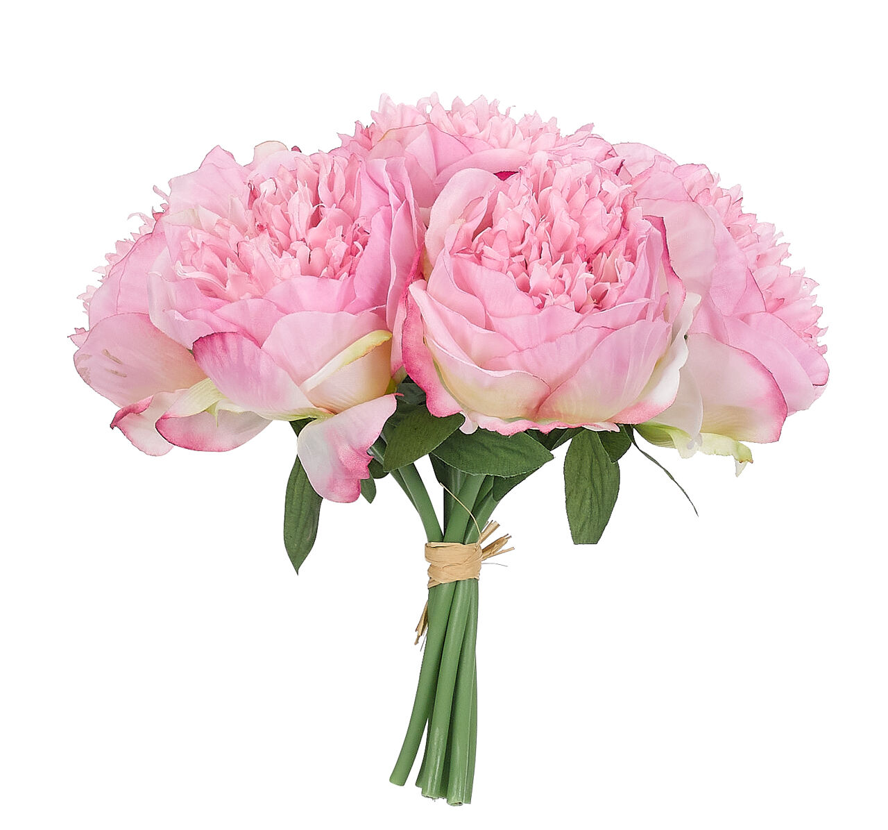 Peony, Pink Drop In, Flower Bouquet, Faux, 8.5