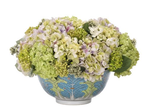 Hydrangea, Faux Arrangement, 13" (Final Sale)