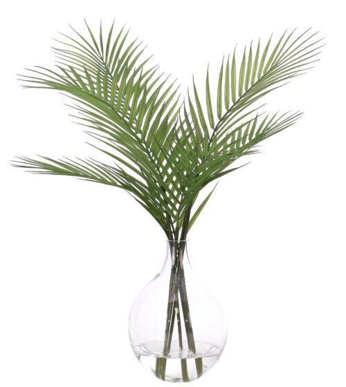 Palm Frond, Faux Watergarden, 27"