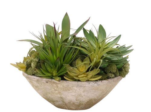 Succulent, Faux Arrangement, 9"