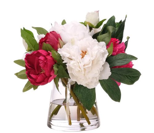 Peony, Faux Watergarden, 11"