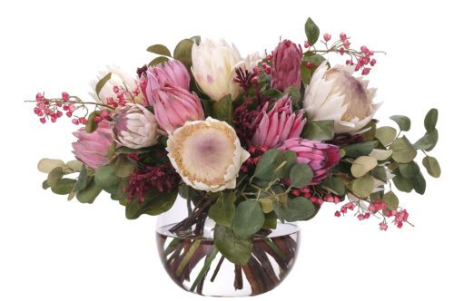 Protea, Faux Watergarden, 23"
