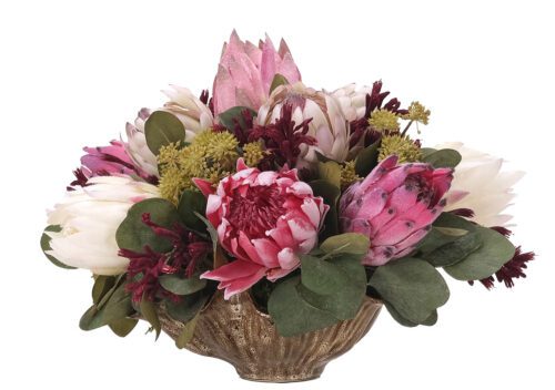 Protea, Faux Arrangement, 13"