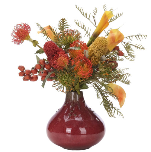 Protea, Calla Lily, Faux Watergarden, 26"