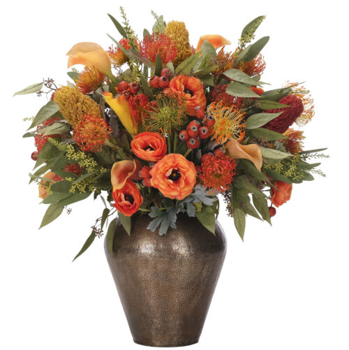 Protea, Calla Lily, Faux Arrangement, 31"