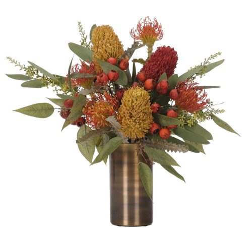 Protea, Faux Watergarden, 18"