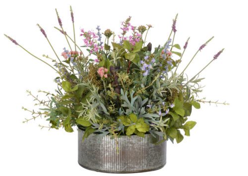 Herbs, Faux Arrangement, 18"