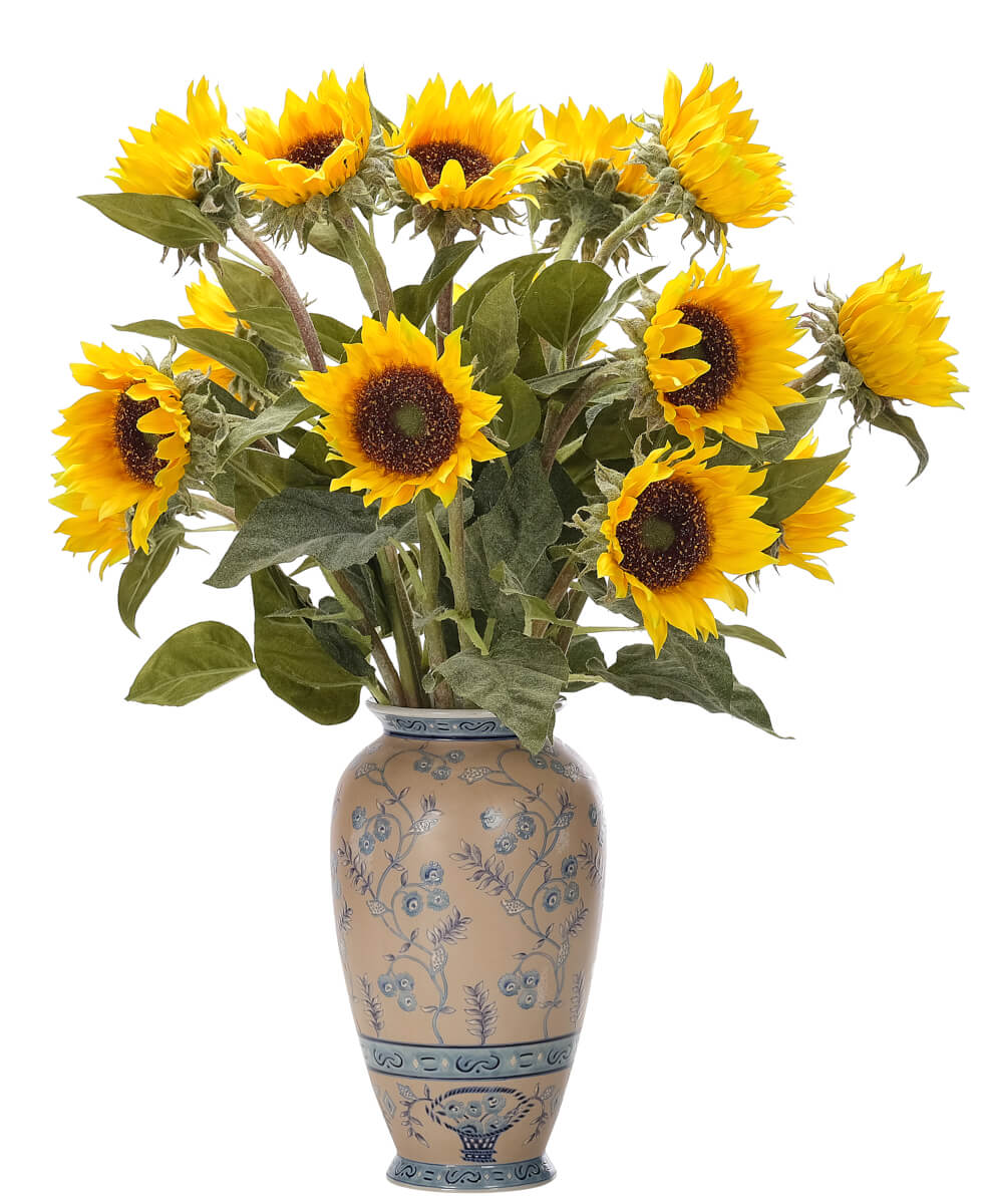 Sunflower, Faux Watergarden, 33″