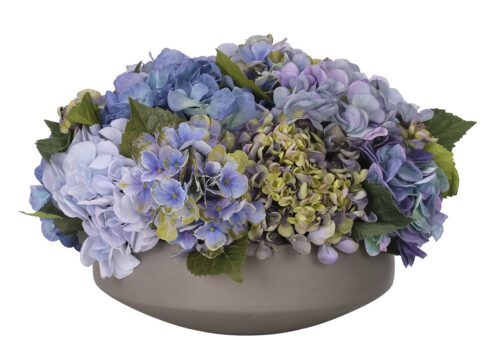 Hydrangea, Faux Arrangement, 12"