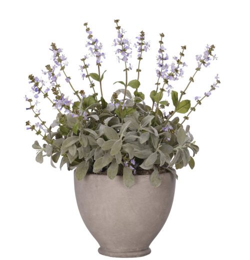 Herb, Basil, Faux Arrangement, 22"