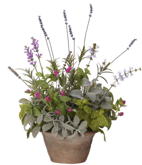 Herbs, Faux Arrangement, 24"