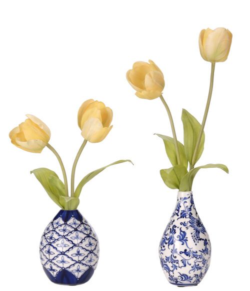 TulipSet of 2, Faux Watergarden, 18"