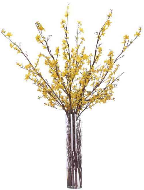 Forsythia, Faux Watergarden, 63"