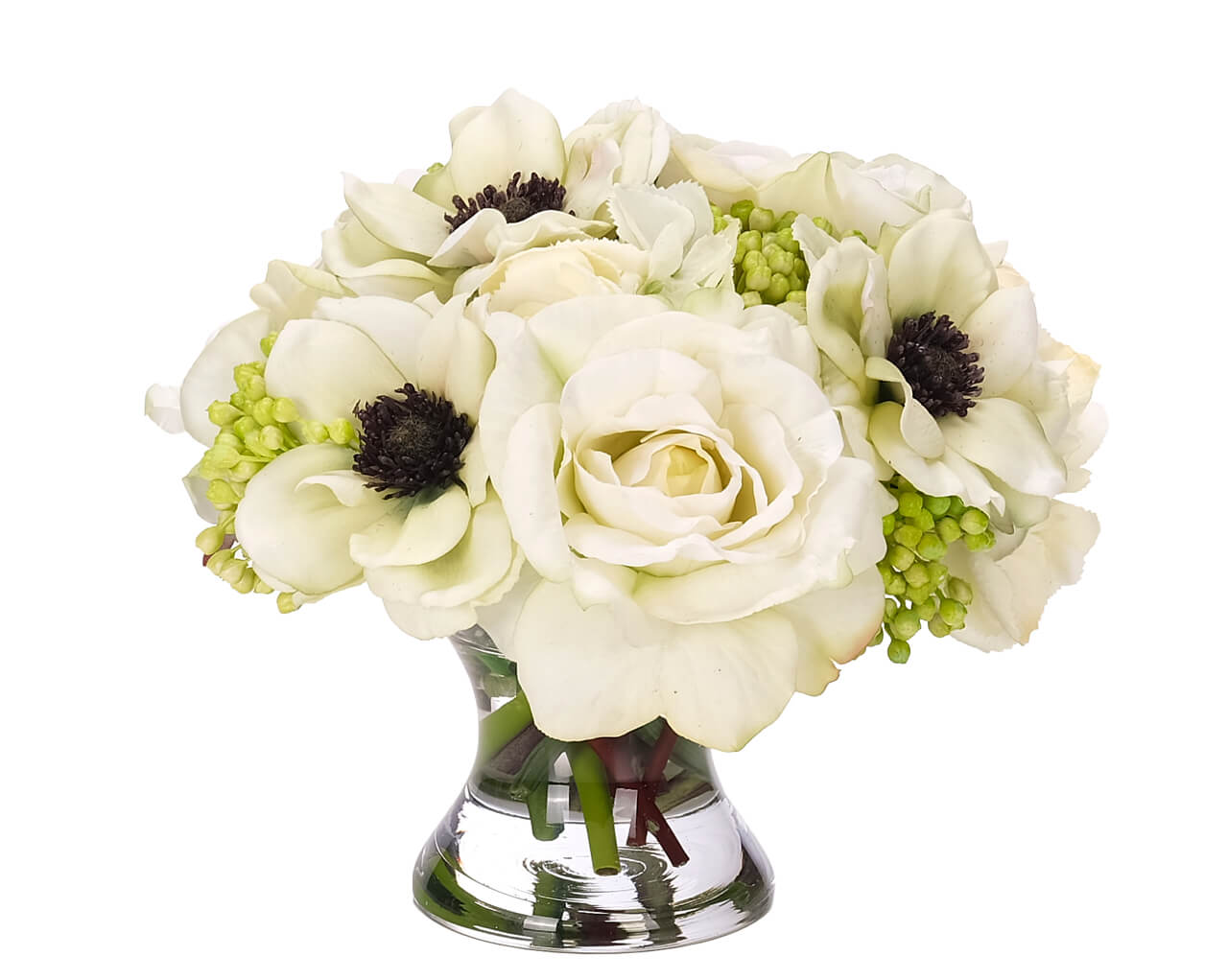 Rose Anemone, Faux Watergarden, 8.5″