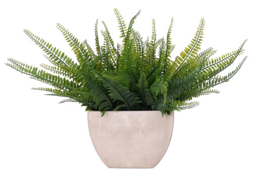 Fern Boston, UV Outdoor Faux Greenery, 15"