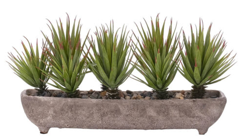 Yucca, UV Outdoor Faux Greenery, 9"