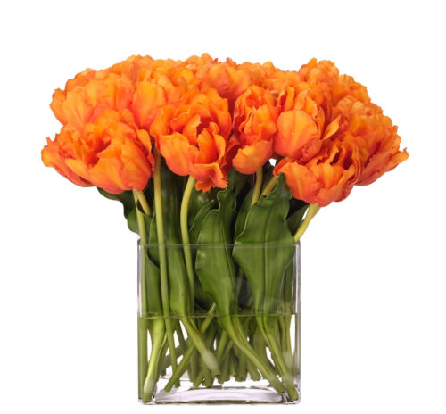 Real-Touch Tulip, Faux Watergarden, 14"