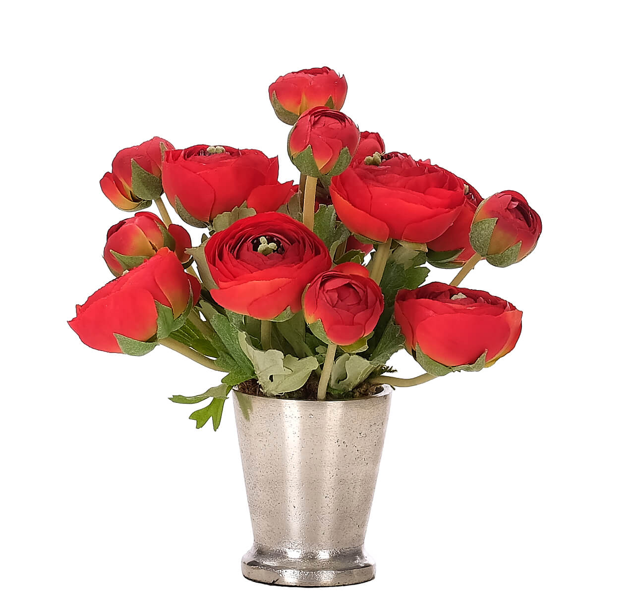 Ranunculus, Faux Arrangement, 9″