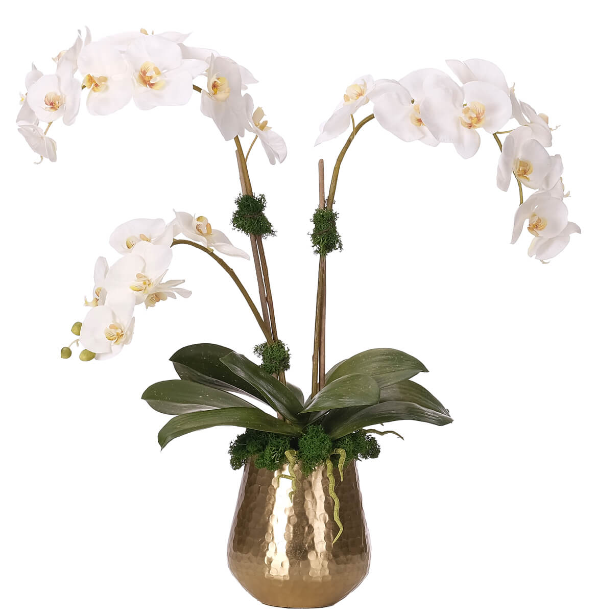 Phalaenopsis Orchid, Faux Arrangement, 24″
