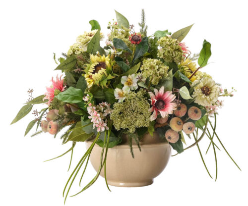 Sunflower Daisy, Faux Arrangement, 22"