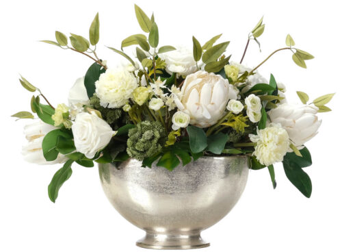 Protea Rose, Faux Arrangement, 18"