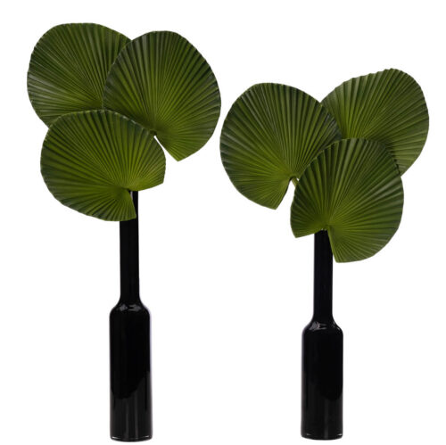Fan Palm, Set of 2, Faux Watergarden, 43"