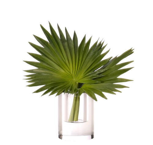 Fan Palm, Faux, Drop In, 13"