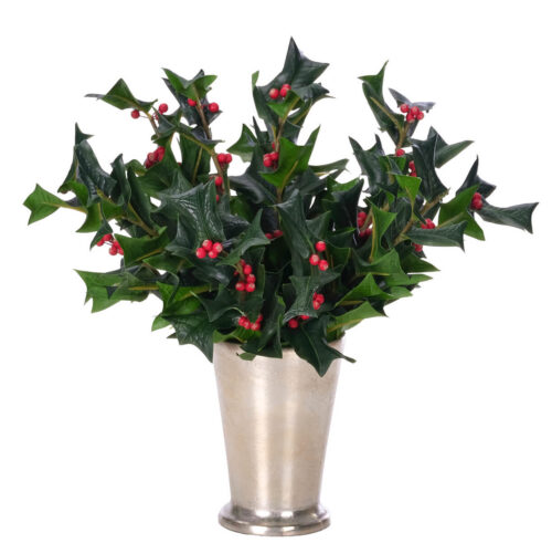 Holly, Faux Arrangement, 15"