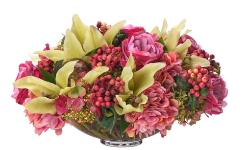 Rose Lily, Faux Watergarden, 10"
