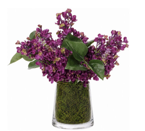 Lilac, Faux Moss Garden, 11"