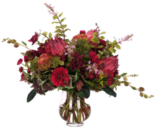 Rose Protea, Faux Watergarden, 24"