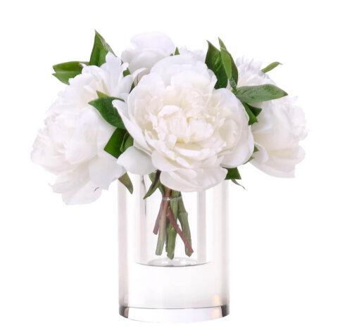 Peony, Faux, Drop In, 10"
