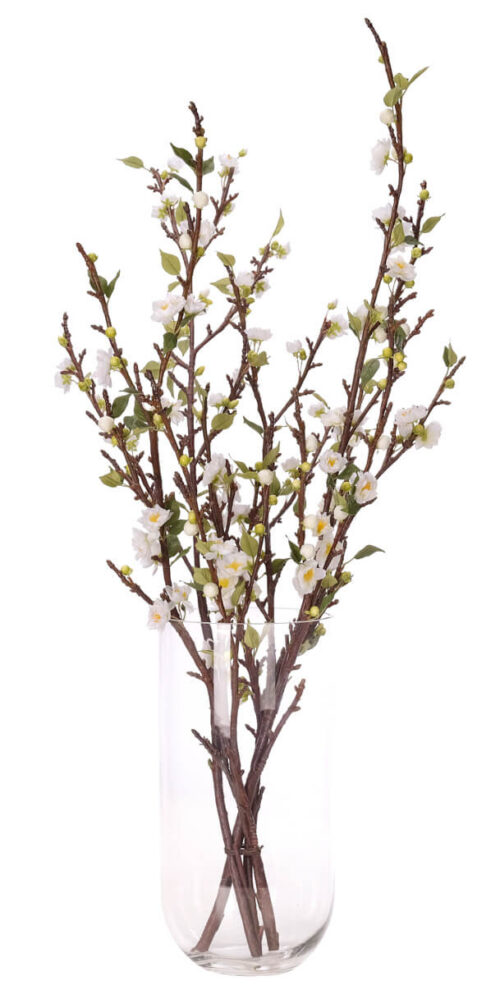 Prunus Branch, Faux, Drop In, 42"