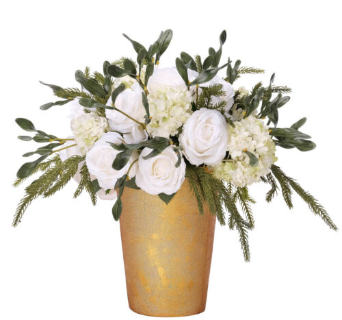 Rose Pine, Faux Arrangement, 15"