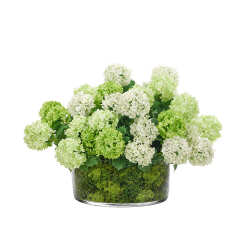 Snowball, Faux Moss Garden, 12"