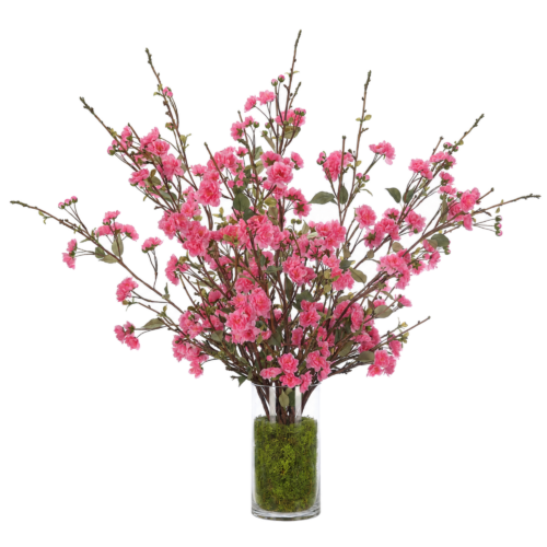 Apple Blossom, Faux Moss Garden, 41"
