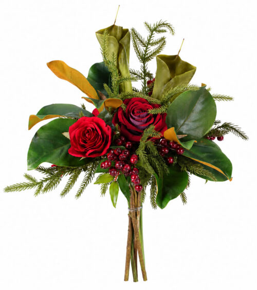 Rose Calla Lily, Drop In, Faux, 19"