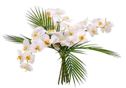 Phalaenopsis Orchid, Drop In, Faux, 16"