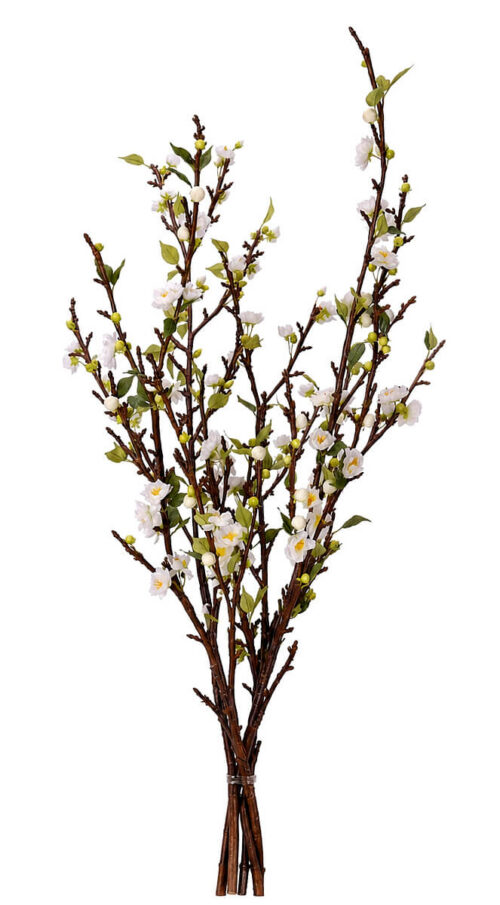 Prunus Branch, Drop In, Faux, 42"
