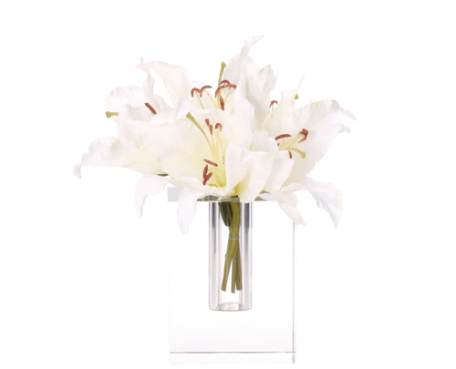Casablanca Lily, Drop In, Faux, 13"