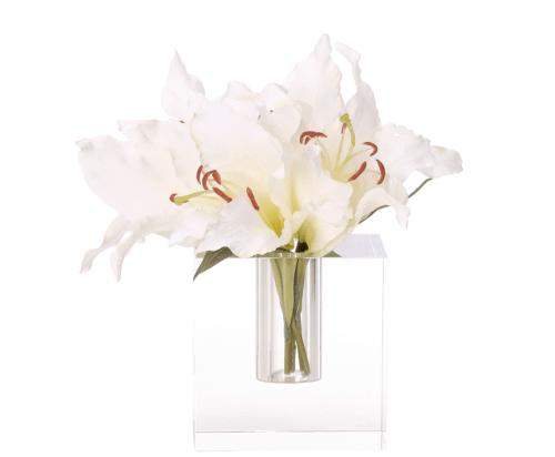 Casablanca Lily, Drop In, Faux, 11"
