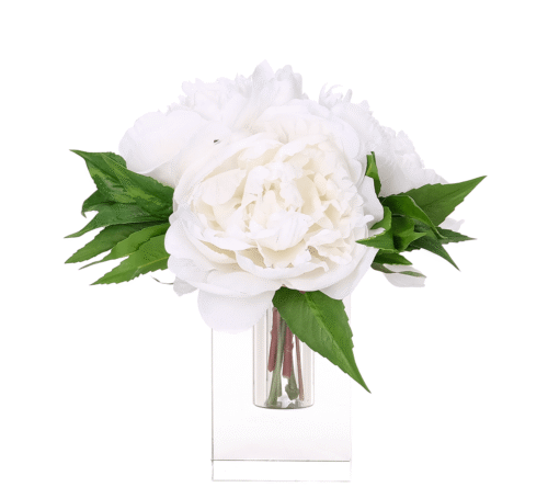 Peony, Drop In, Faux, 8"
