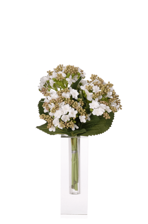 Hydrangea, Drop In, Faux, 12"