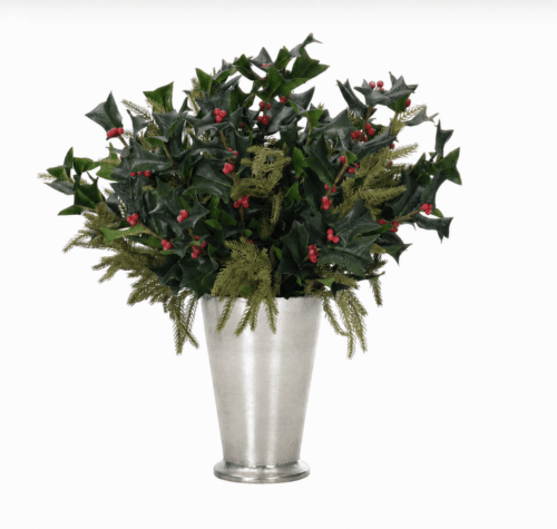 Holly Pine, Faux Arrangement, 21"