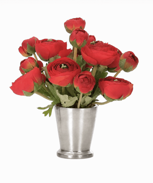 Ranunculus, Faux Arrangement, 9"